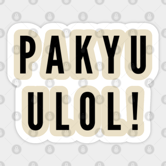 filipino expression cuss tagalog word Filipino Expression Sticker